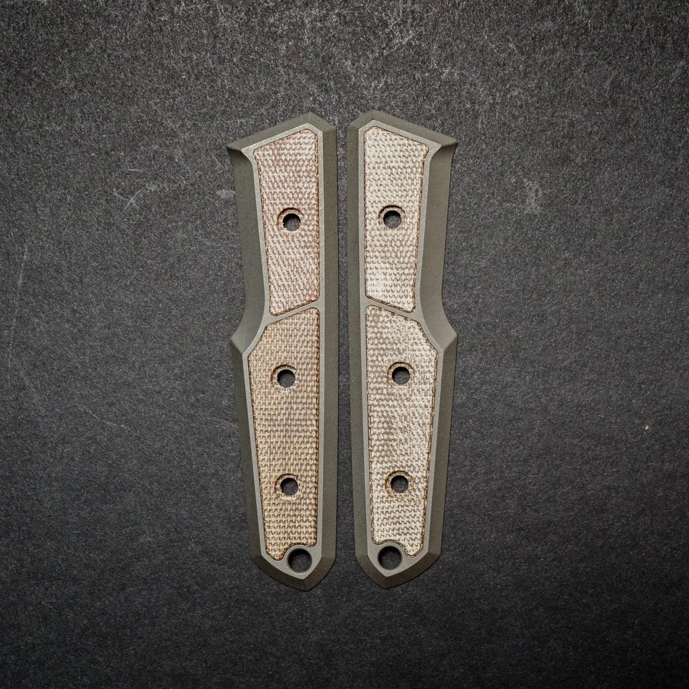 Inlay: Natural Canvas Micarta