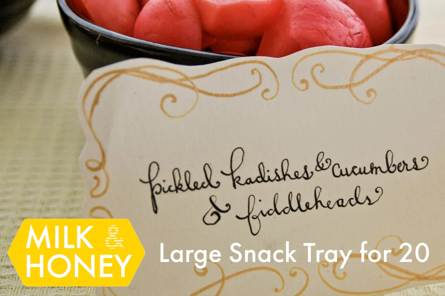 Large Snack Tray for Twenty