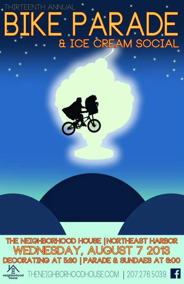 2013 Bike Parade poster. We still “phone home” about how good a time it was.