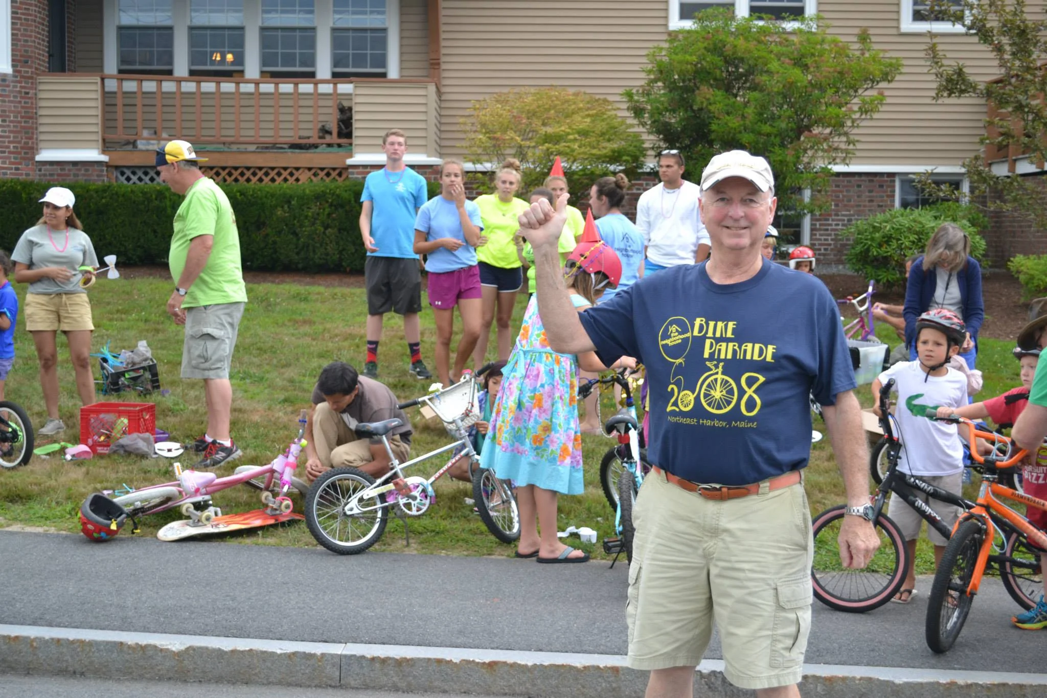 A vintage 2008 t-shirt at the 2015 edition of the Bike Parade & Ice Cream Social…