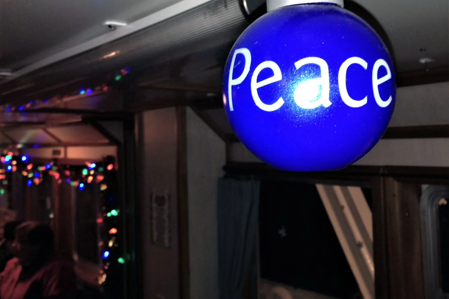 Celebrating the season on board the Sunbeam V.