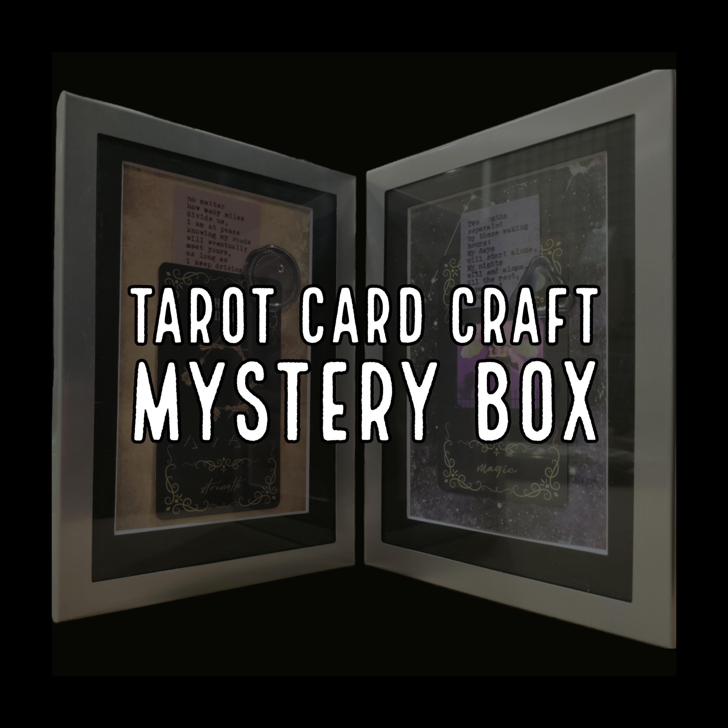 Tarot Card Craft Art Mystery Box
