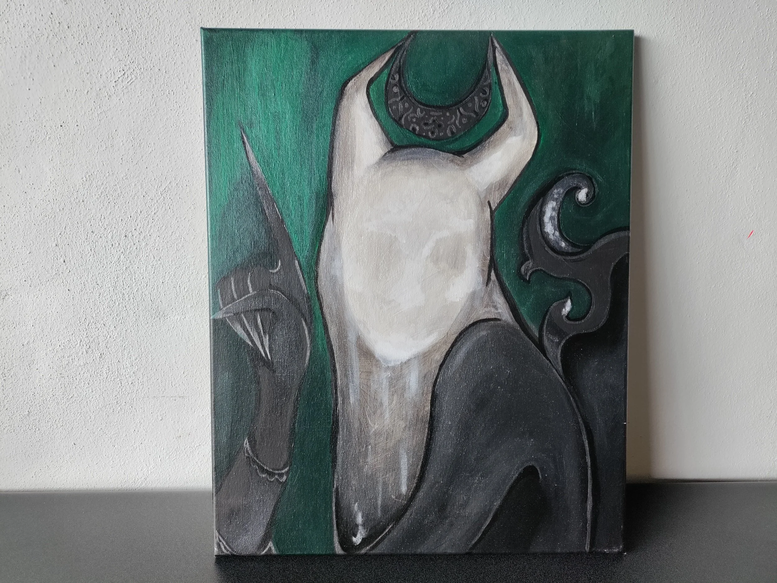 ORIGINAL: Haunting Green Demon