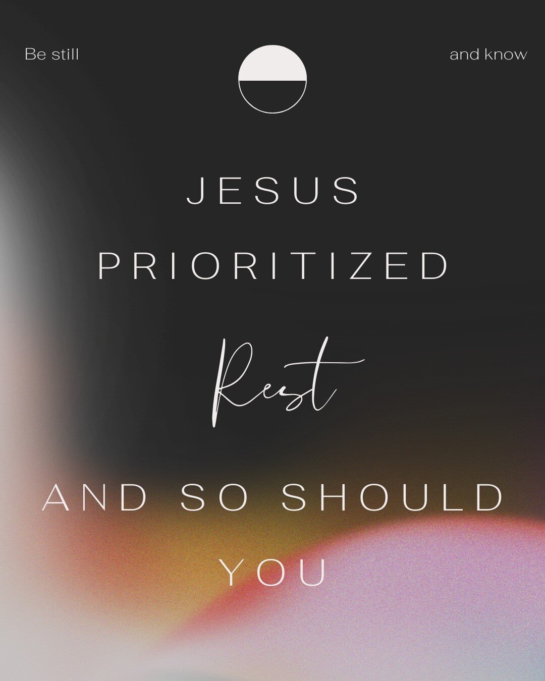 Jesus prioritized rest for himself and his disciples. He knew rest would keep them healthy and prepared for the mission ahead of them. Whatever kind of rest you need right now, I hope you'll give God the chance to take care of you this week as you fo