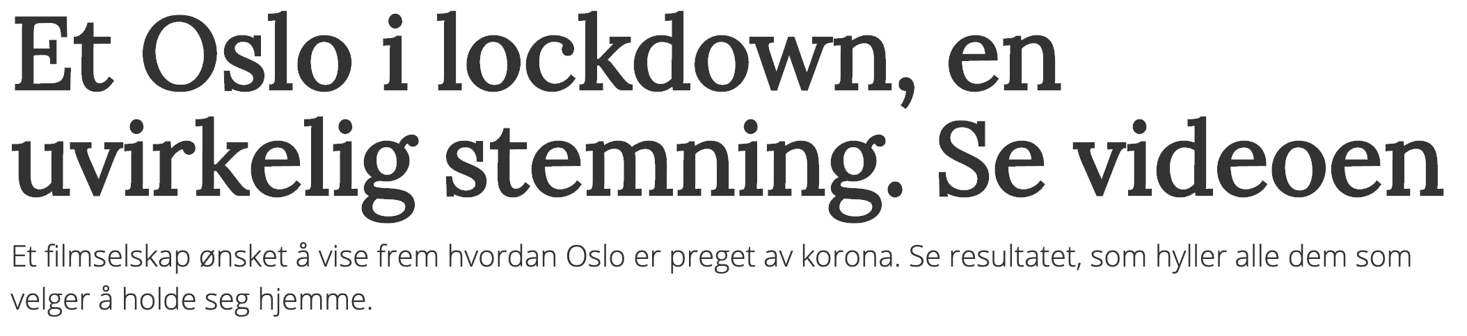 Skjermbilde fra vartoslo.no