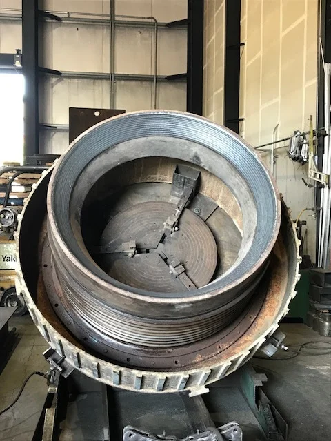 Cone crusher bowl - Liner Seat Rebuild