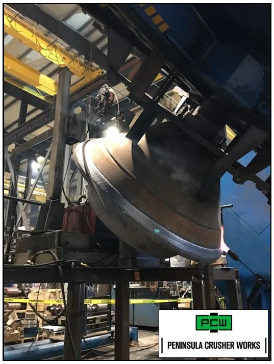 Cone Crusher - Mantle Seat Build Up