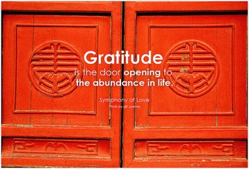 LET'S TALK ABOUT GRATITUDE