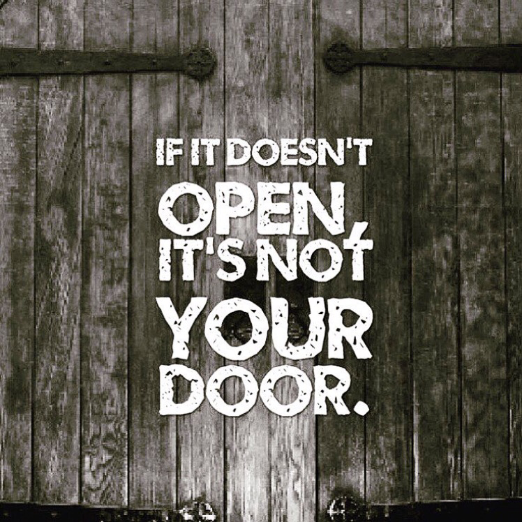 IT'S NOT YOUR DOOR