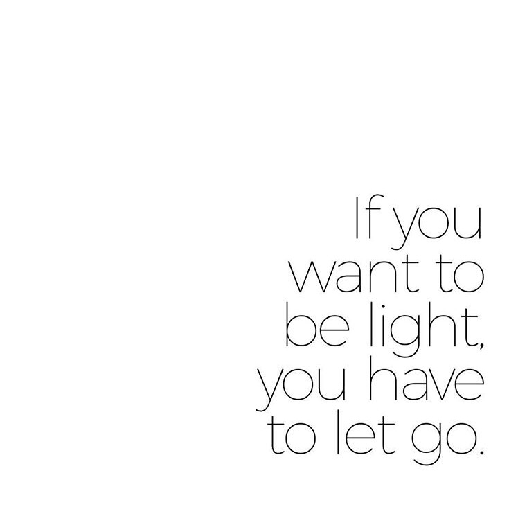 LETTING GO: OF THE WHY
