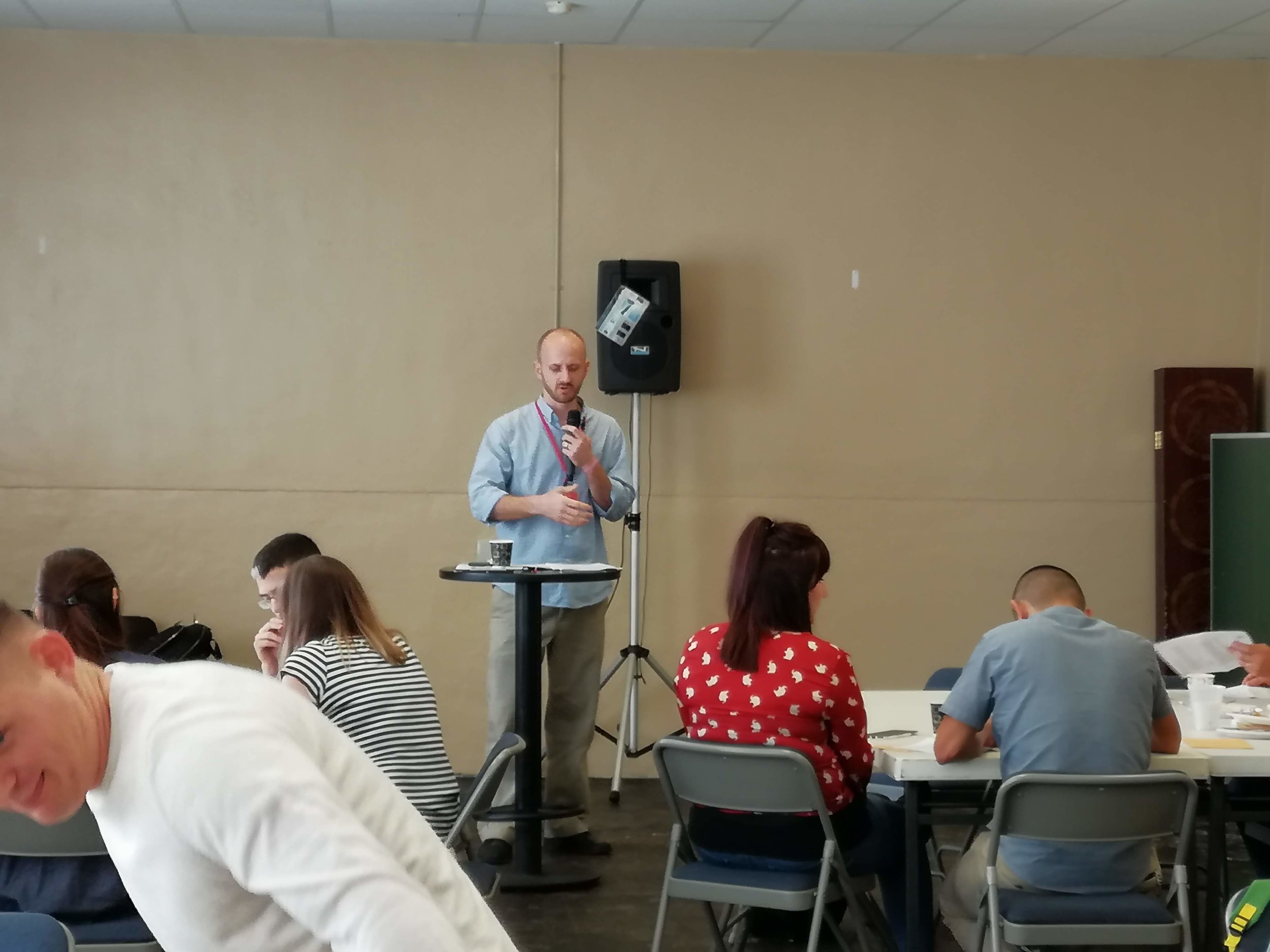 Jeremy’s first shared teaching assignment: Our membership class!