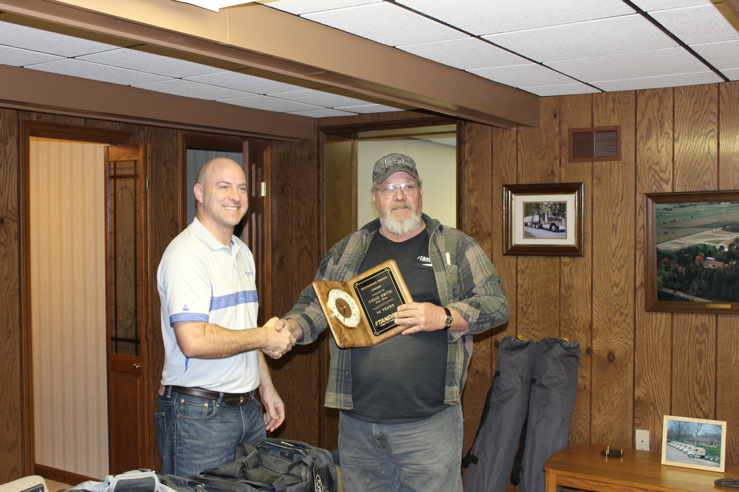 Craig - 35 years, and still working part-time