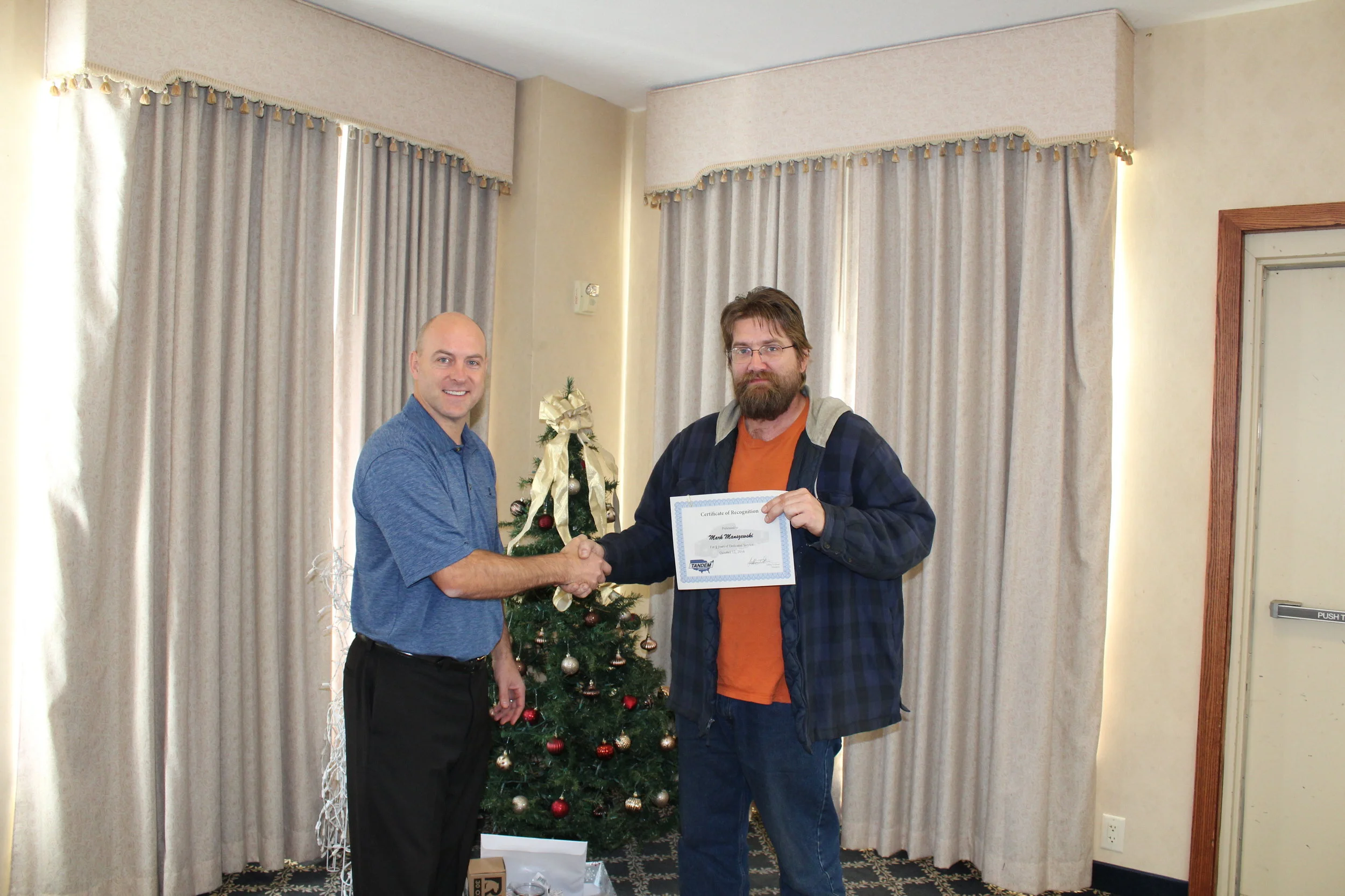 Mark - 4 years with Tandem