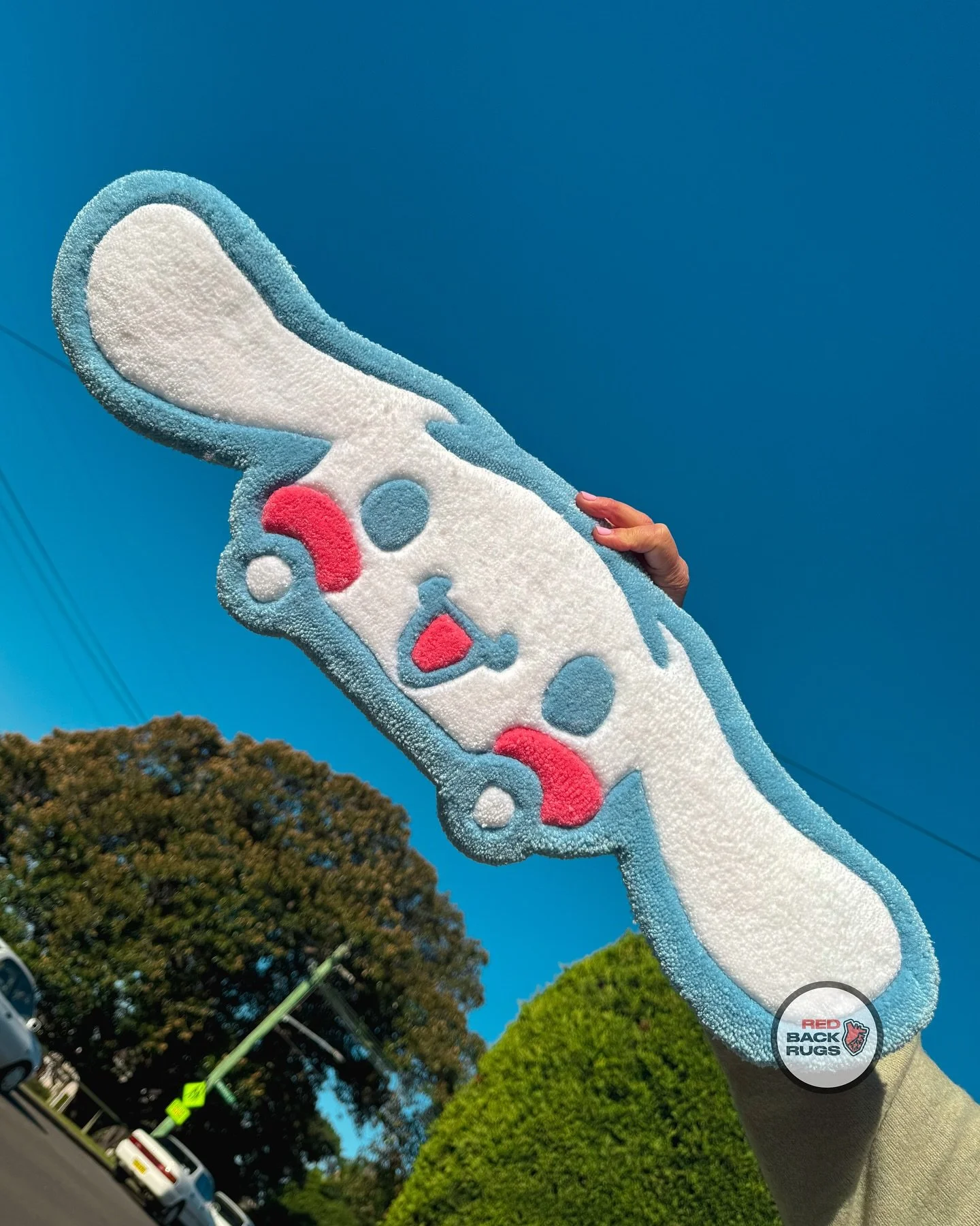 Cinnamoroll π©΅π©·
this lil one is being used as a wrist rest/keyboard rug π₯Ή 
who’s ur fave Sanrio character?? 
β¨
β¨
β¨
#redbackrugs #goruggirlgo #smallbusiness #tufting #rugtufting #tuftinggun #tufted #tuftedrug #rug #rugs #customrug #customr
