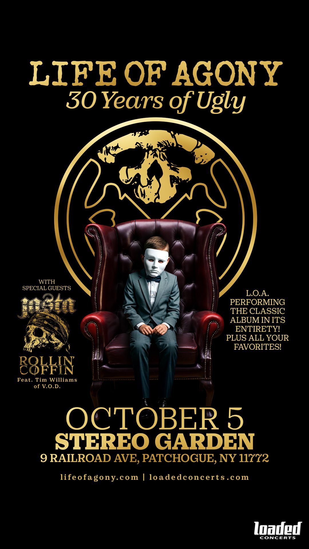 Life of Agony, Jasta, Rollin' Coffin (ft. Tim Williams of V.O.D.)