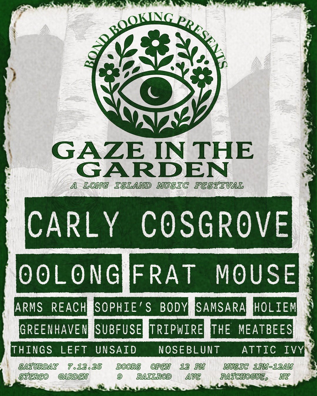 Gaze in the Garden: A Long Island Music Festival