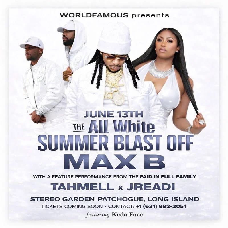 THE ALL WHITE SUMMER BLAST OFF MAX B