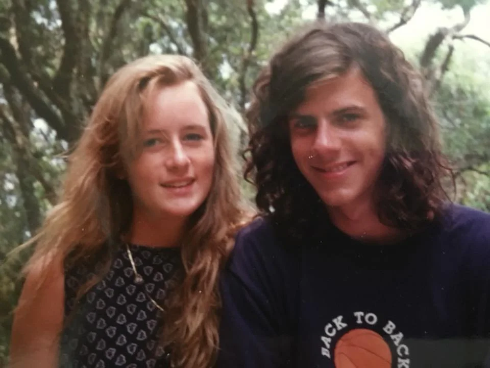 Jake with High School love Kelly Baines