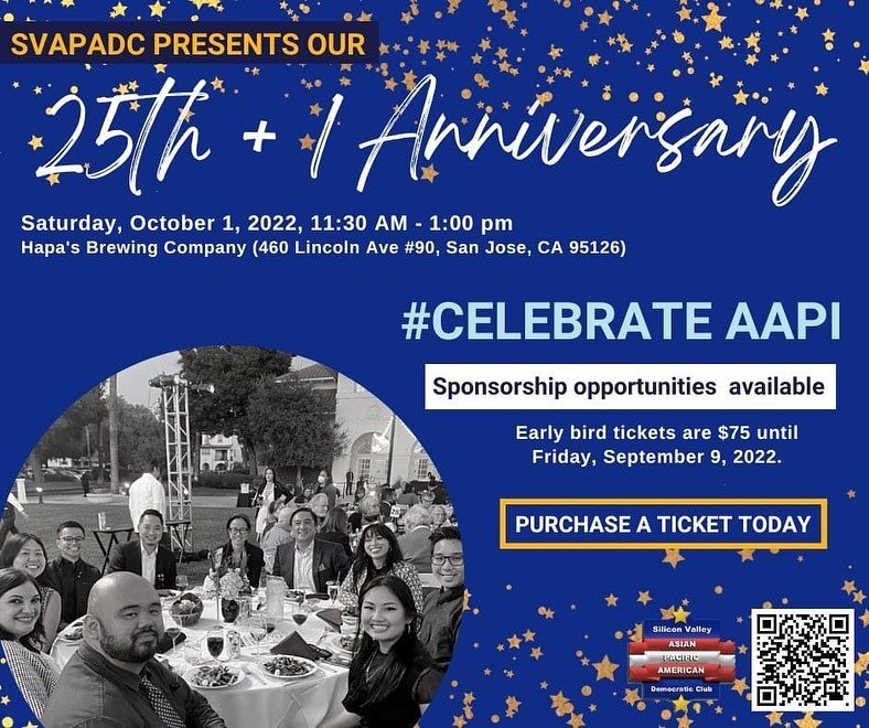 Our early bird ticket prices end on Friday, September 9th so make sure you purchase a ticket! We&rsquo;re so excited to #CelebrateAAPI with you on Saturday, October 1, 2022!