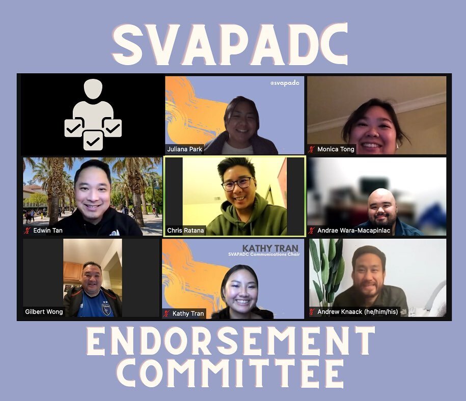 It&rsquo;s election season. Our endorsement committee has been interviewing candidates throughout the past two weeks to learn who will be champions for the AAPI community in Silicon Valley. We value and understand civic engagement and after this proc