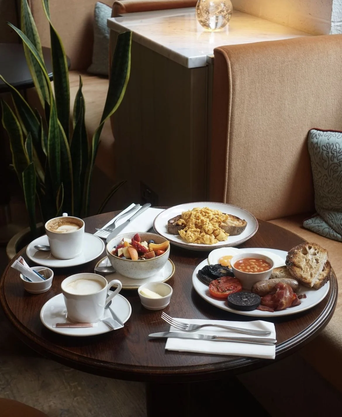 breakfast at the Hoxton Hotel, Holborn in London UK