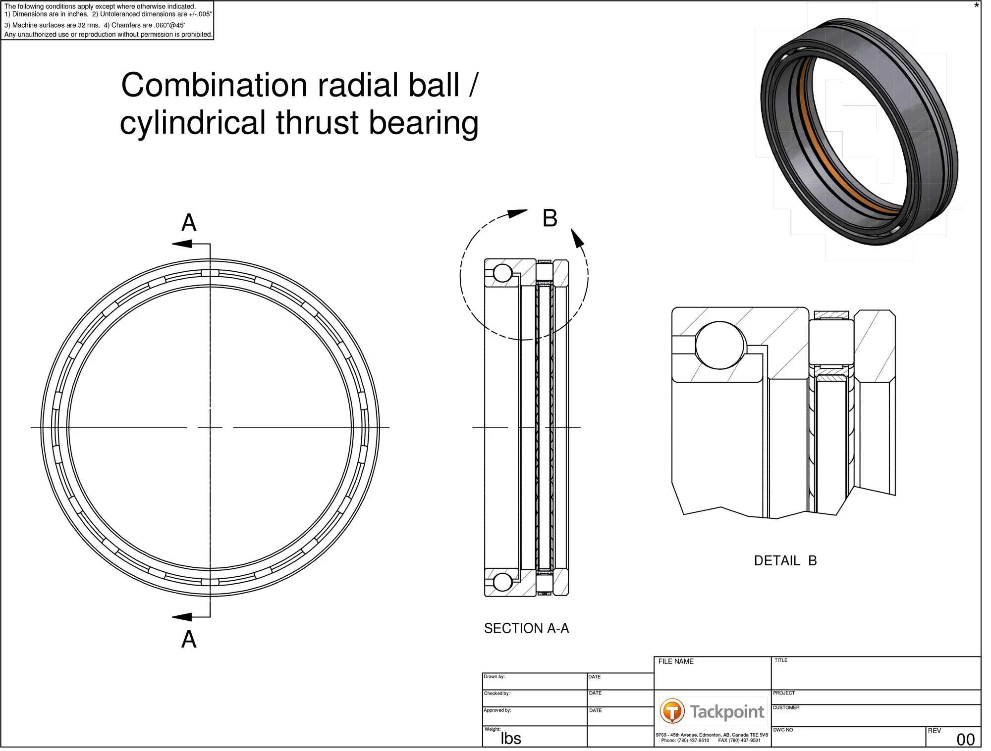 Combination Bearing Gallery — Tackpoint