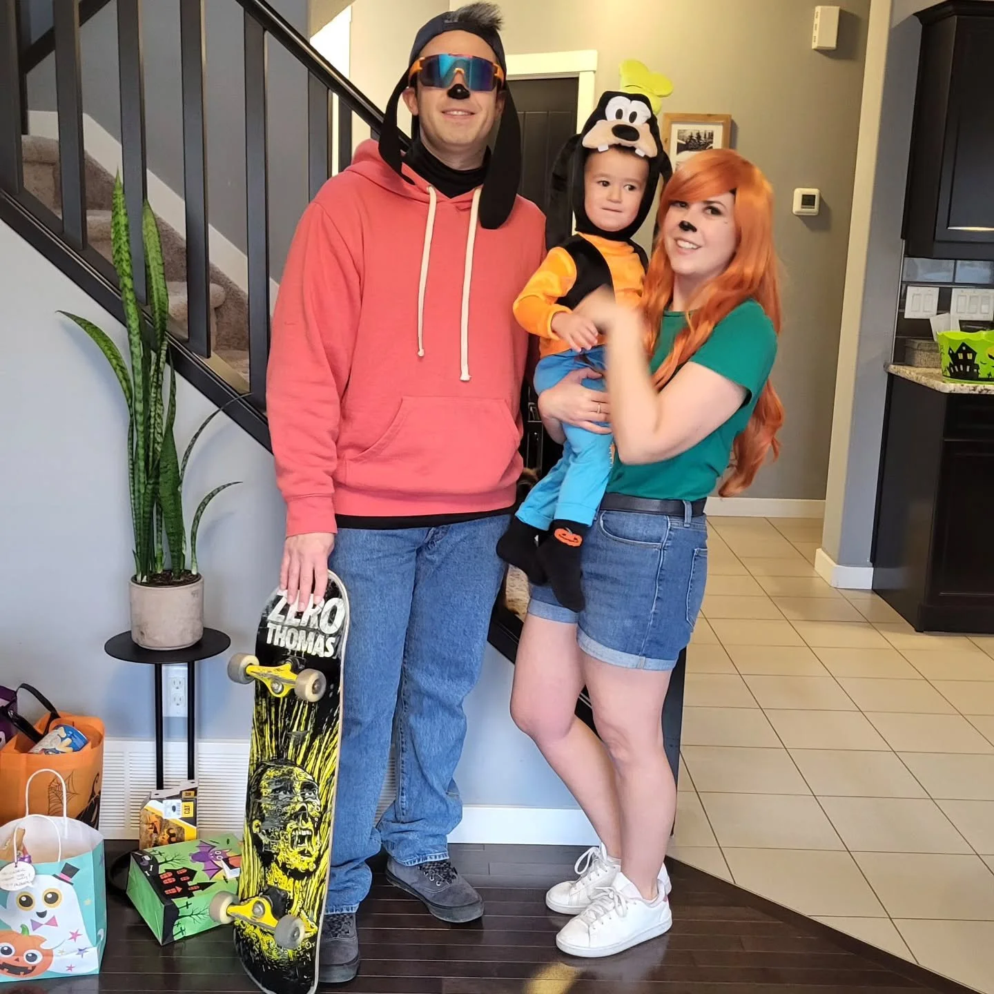 Happy Halloween from the Goof Troop to you!