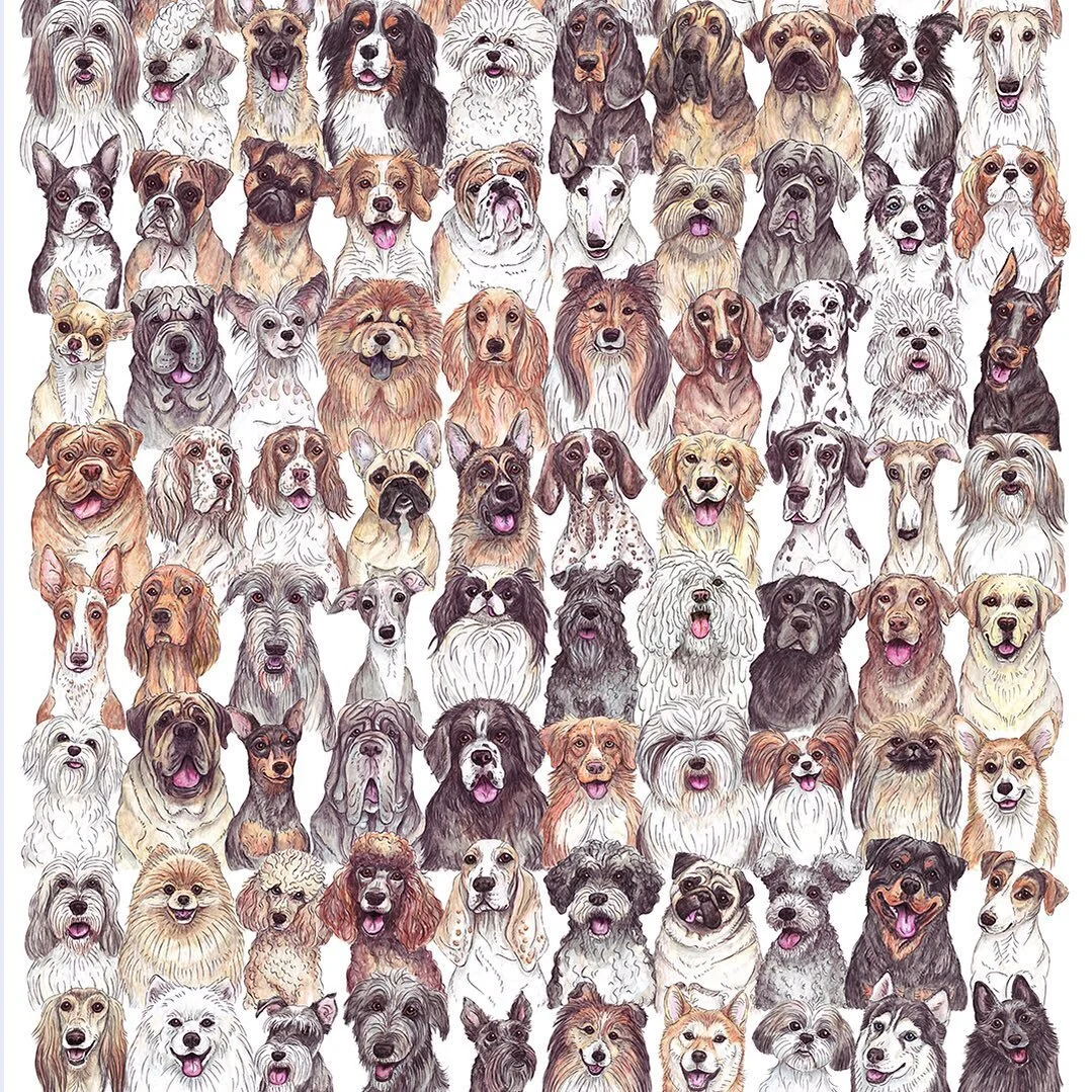 Happy Friday!!!! Popping in to say &quot;Hi Y'all!&quot; 👋  I'm all good here, just a busy Bri lately - haven't posted in ages! Doing work stuff, new house stuff and gardening like a maniac. What's shakin' bacon?

-------------------
#dogart #dogdoo