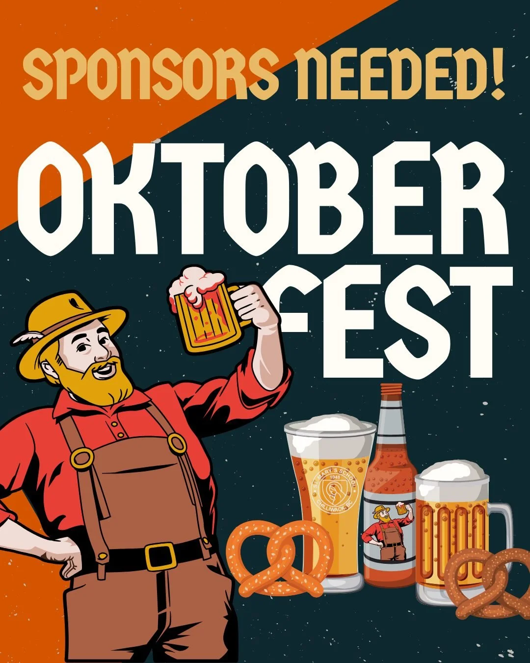 Planning is well underway for our 6th Annual Oktoberfest, and we couldn't be more excited!

We are currently looking for sponsors of various levels to help make this event a success.

Do you know of a business that would love to sponsor this fun fund
