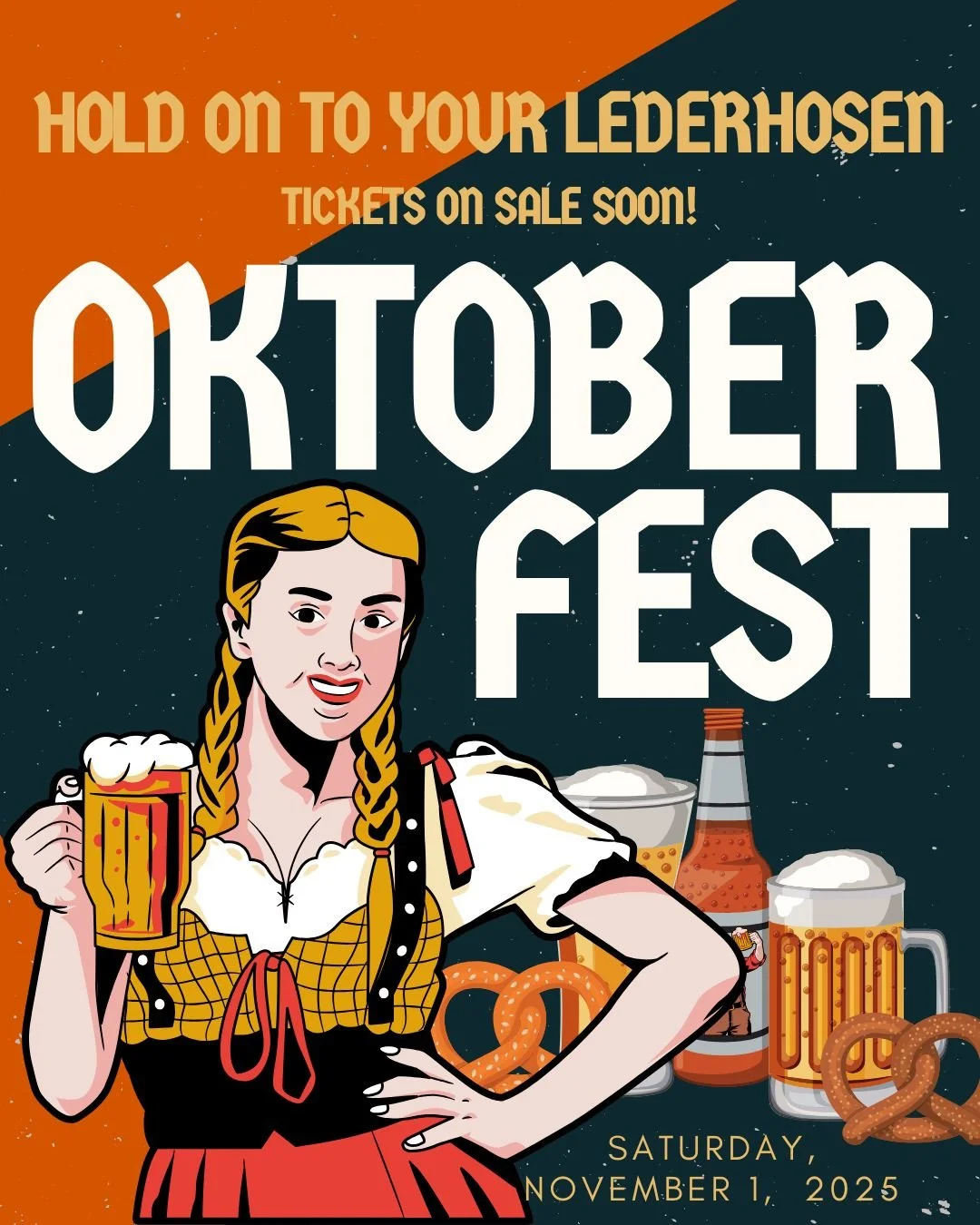 Tanzen wir- it&rsquo;s time to start practicing your polka! Tickets for our 6th Annual Oktoberfest Dinner and Dance fundraiser (which takes place Nov. 1) will be on sale soon. 

If you&rsquo;d like to be part of the event by sponsoring, donating priz