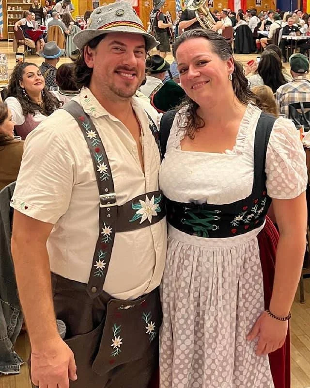 Do you have your lederhosen and dirndl ready for our 6th Annual Oktoberfest? Traditional Oktoberfest outfits aren&rsquo;t only encouraged; they are very popular! Here are some pics of some of the finest from our previous events.

Don&rsquo;t have you