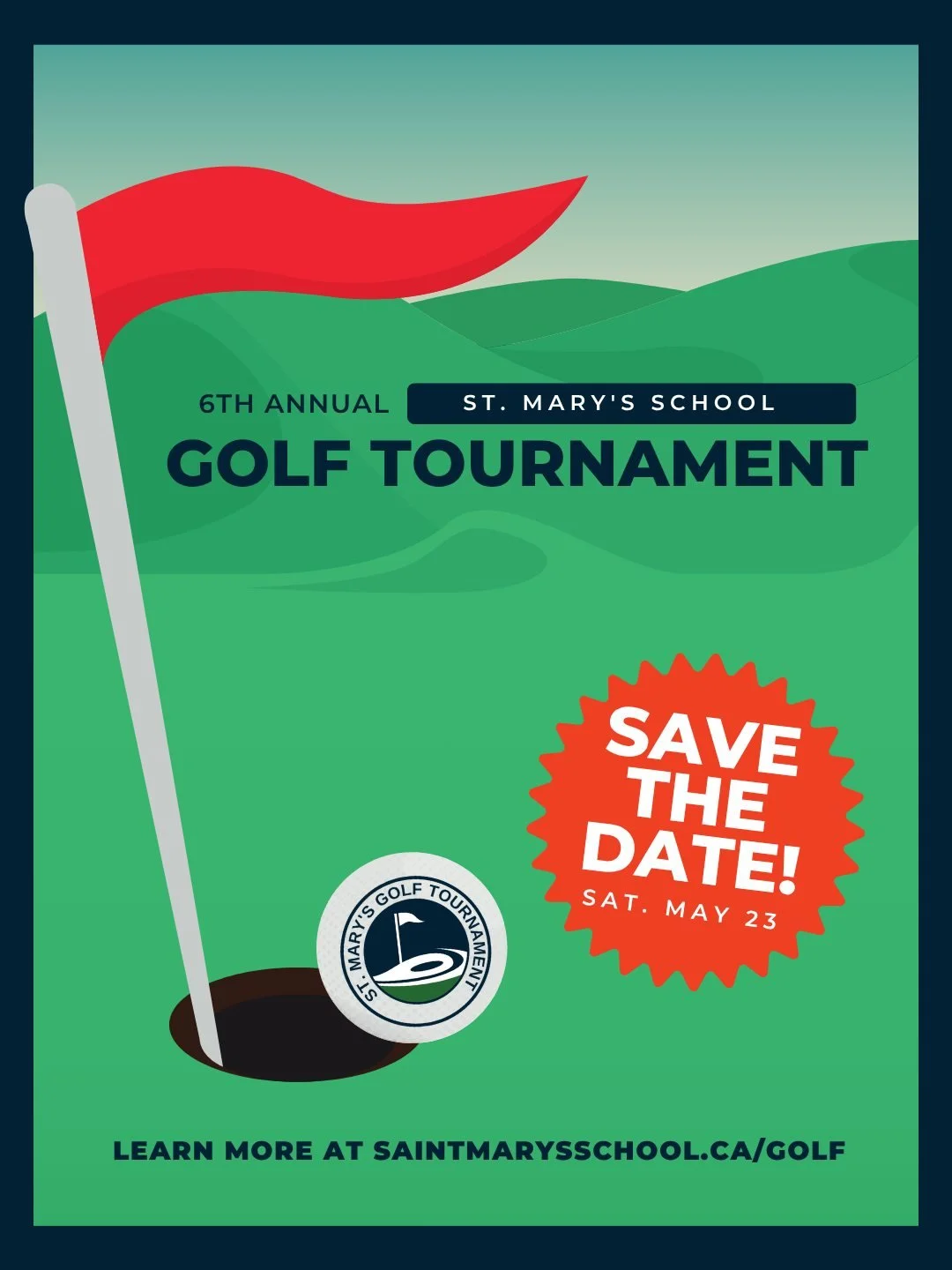 📣Attention golfers! Save the date and gather your foursome - our 6th Annual Golf Tournament, presented by Total Automotive, is Saturday, May 23 at Cheam Mountain Golf Course. Registration opens soon!

Visit www.saintmarysschool.ca/golf to learn more