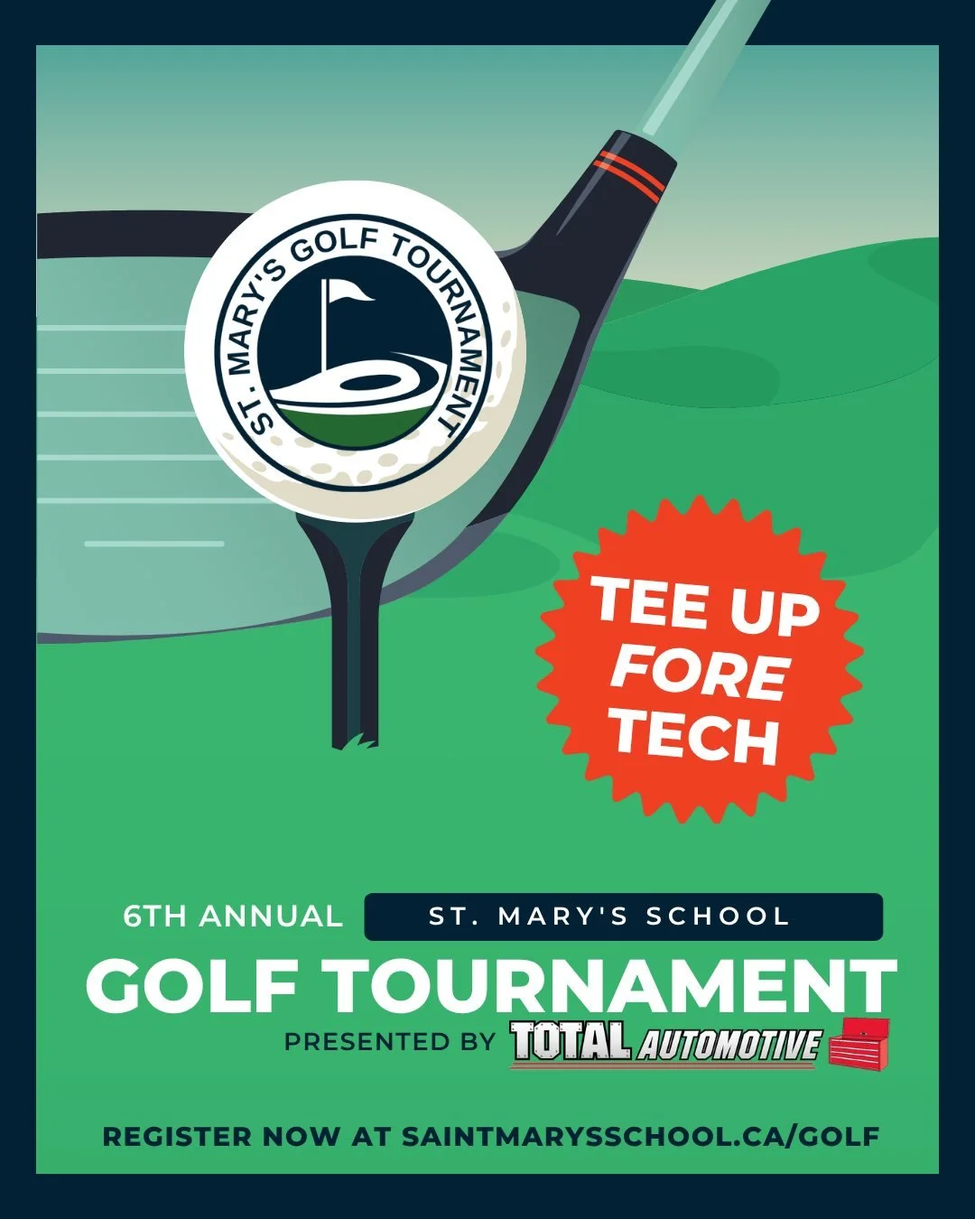 FORE! Registration is OPEN for our 6th Annual Golf Tournament, presented by Total Automotive! Come out and tee off fore tech, Saturday, May 23 at Cheam Mountain Golf Course.

Not a great golfer? Don't worry, this tournament is all about having fun wh