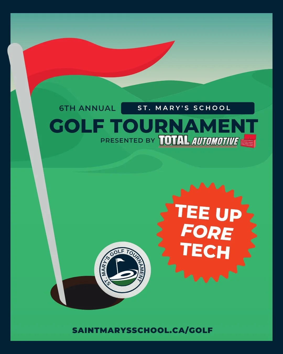 Tomorrow's the big day- we're excited for our 6th Annual St. Mary's Golf Tournament, presented by Total Automotive!

In addition to the great prizes to be won via activities and games at the tournament, we will also have a silent auction, with some g
