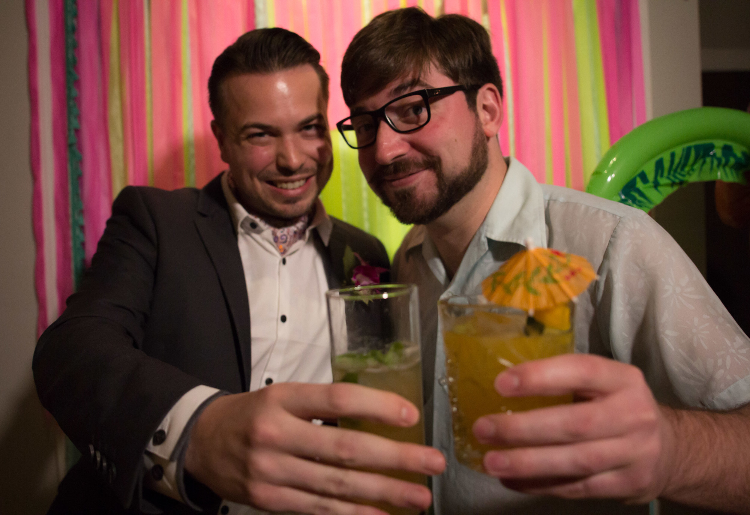 Eddy & Craig at our Dr. No party