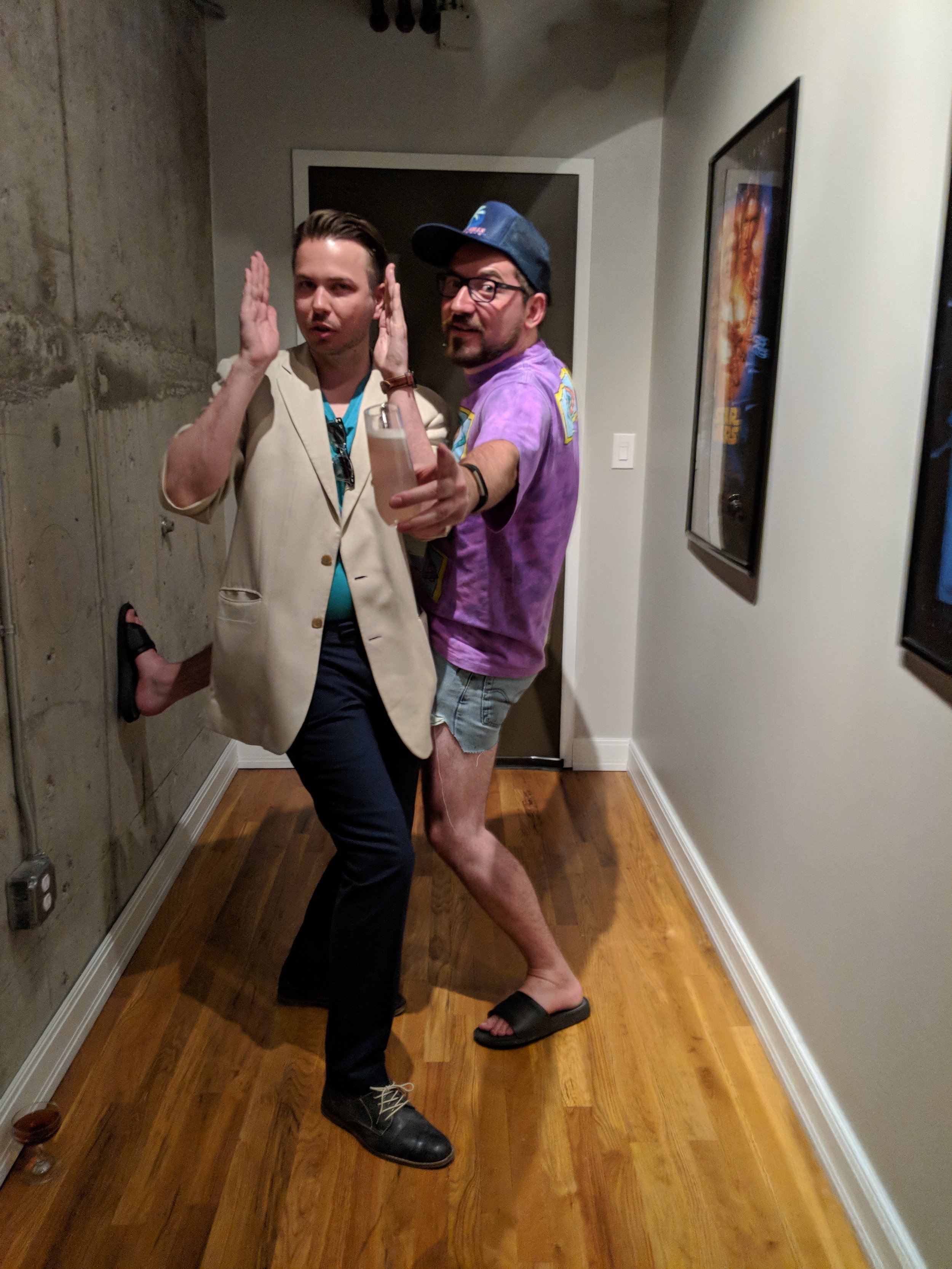 Eddy & Craig 80s’d out, photo by Jacqui Davis