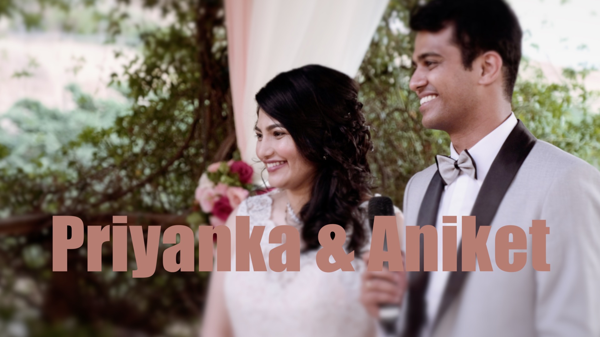  The teaser for the upcoming wedding film of Aniket &amp; Priyanka's wedding at Bella Montagna in San Jose. 