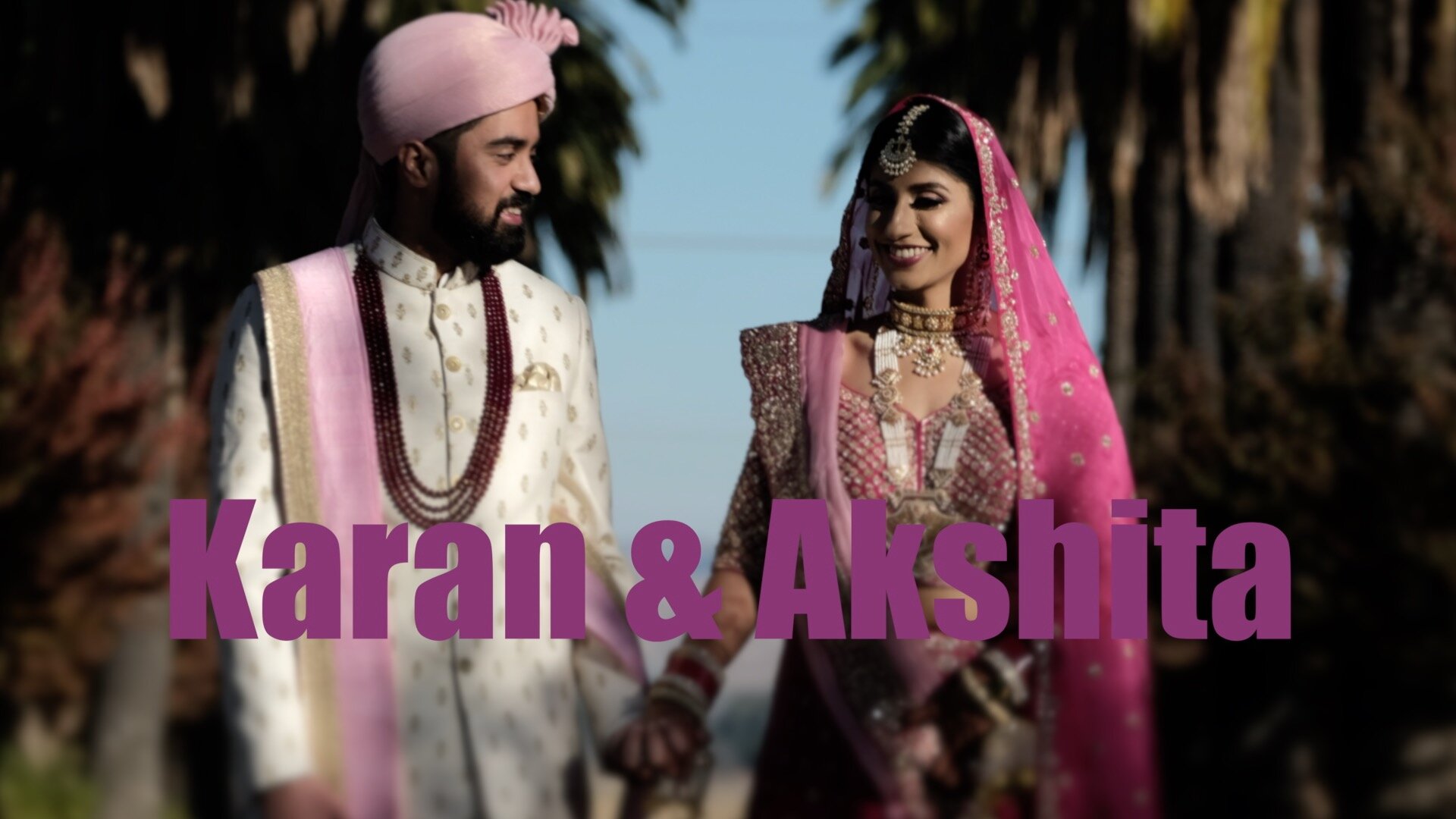  Akshita and Karan’s wedding film produced by martinFILMS at the  Palm Event Center  in Pleasanton, California. 