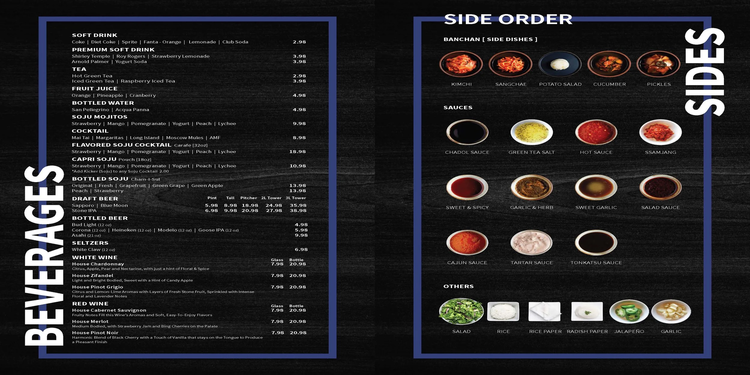 HendersonMenu — Gen Korean BBQ