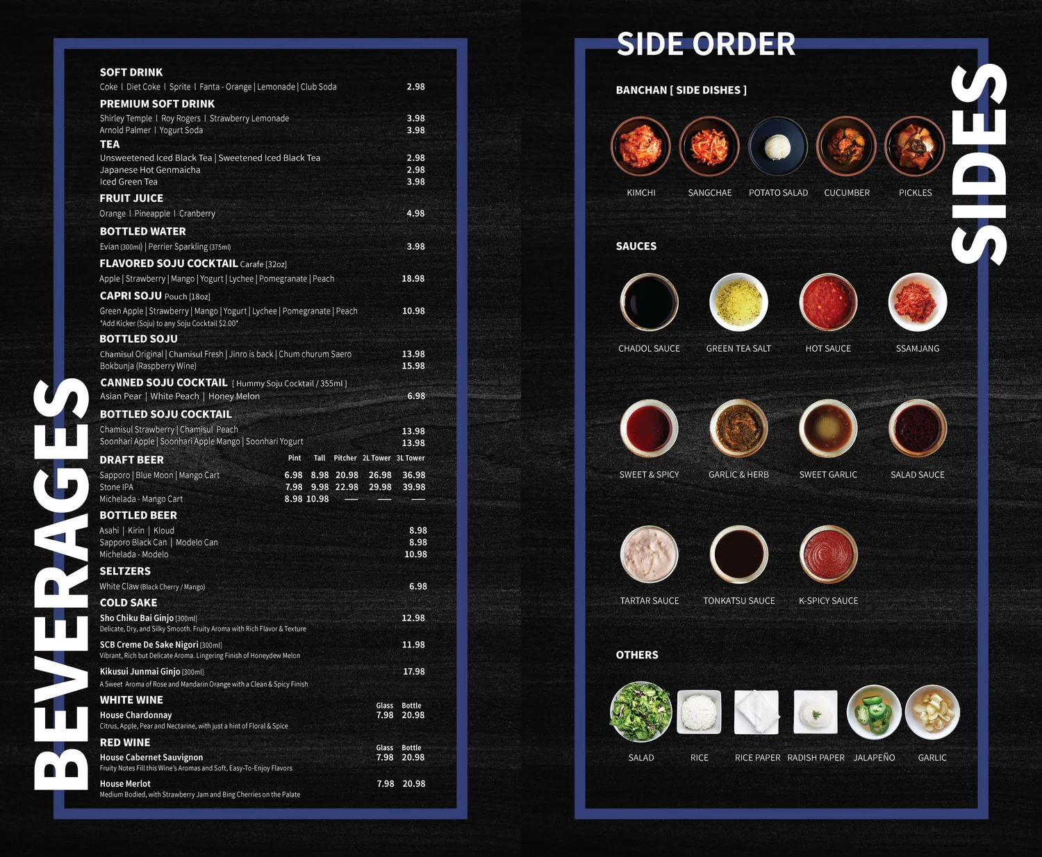 FullertonMenu — Gen Korean BBQ
