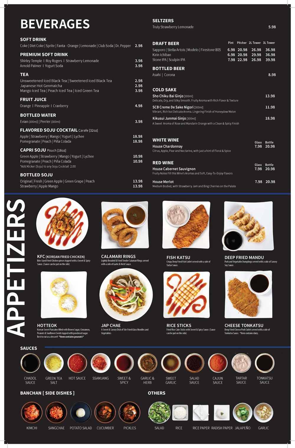 GlendaleMenu — Gen Korean BBQ