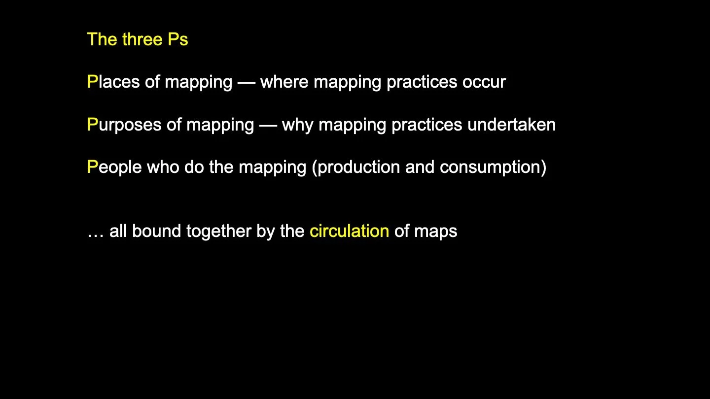 The 5Ps, a mnemonic for map historians