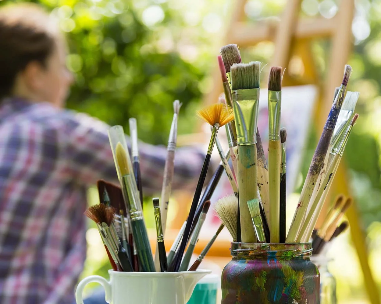 paint brushes in a jar.jpg
