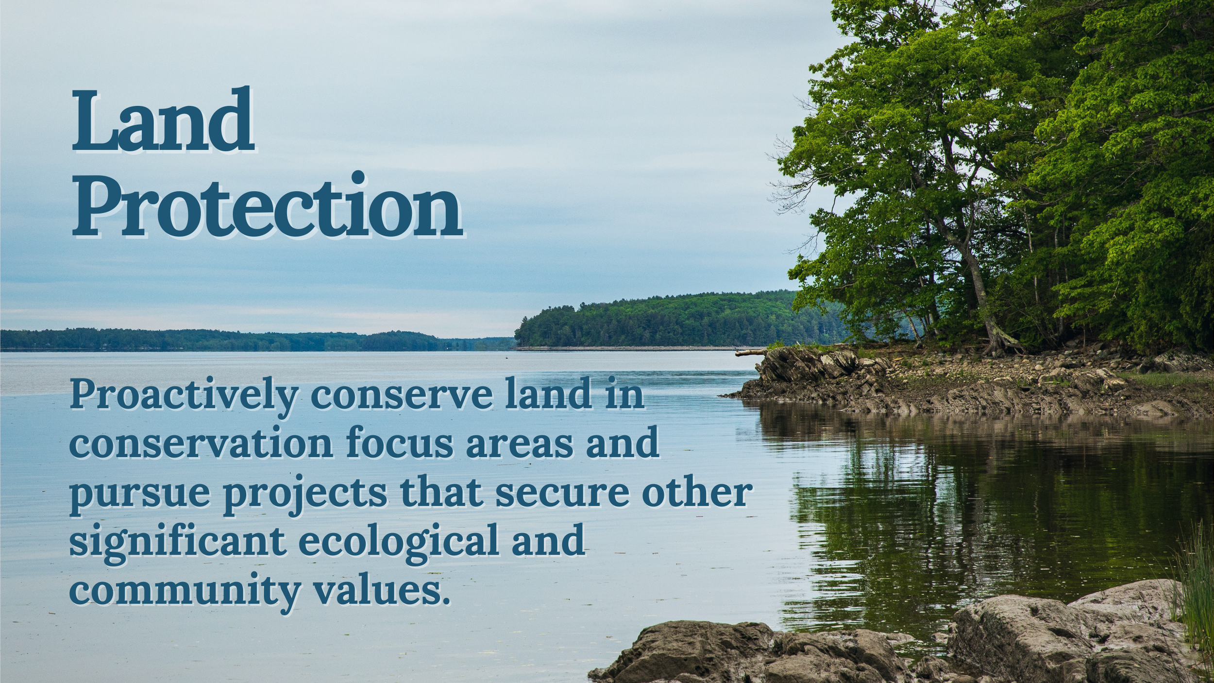 Land Protection (strategic plan) — Kennebec Estuary Land Trust