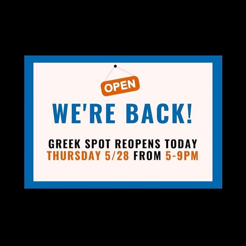 We&rsquo;ve missed you 💙 Order right NOW on our website (greekspotdc.com), Uber Eats or Caviar! 🌯🥗🍢 #GreekSpotDC