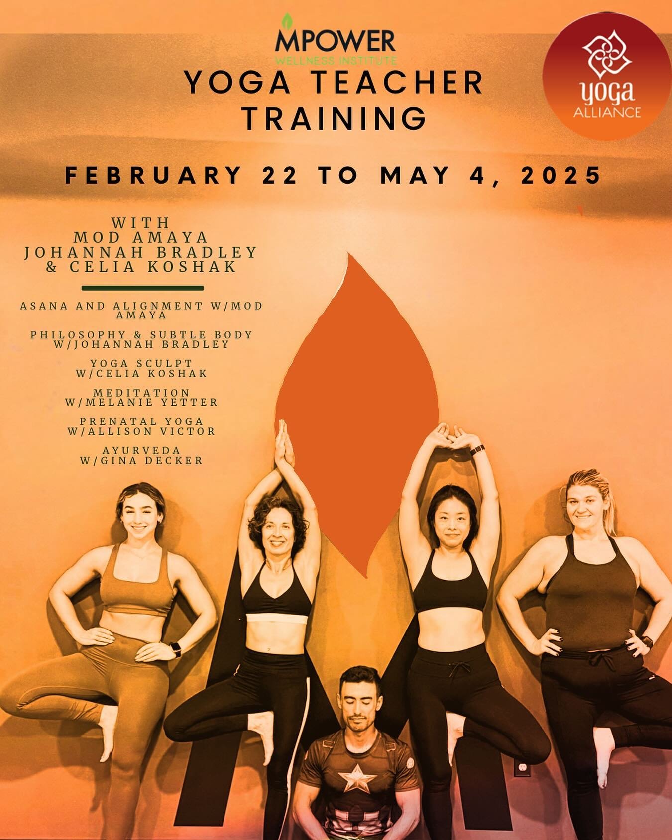 Spring Teacher Training Just Launched!  Join the most comprehensive Yoga Teacher Training program in the Inland Empire.  again Certification to teach yoga, learn about postures, alignment, anatomy, history, subtle body and more!
Join Mod Amaya, Johan