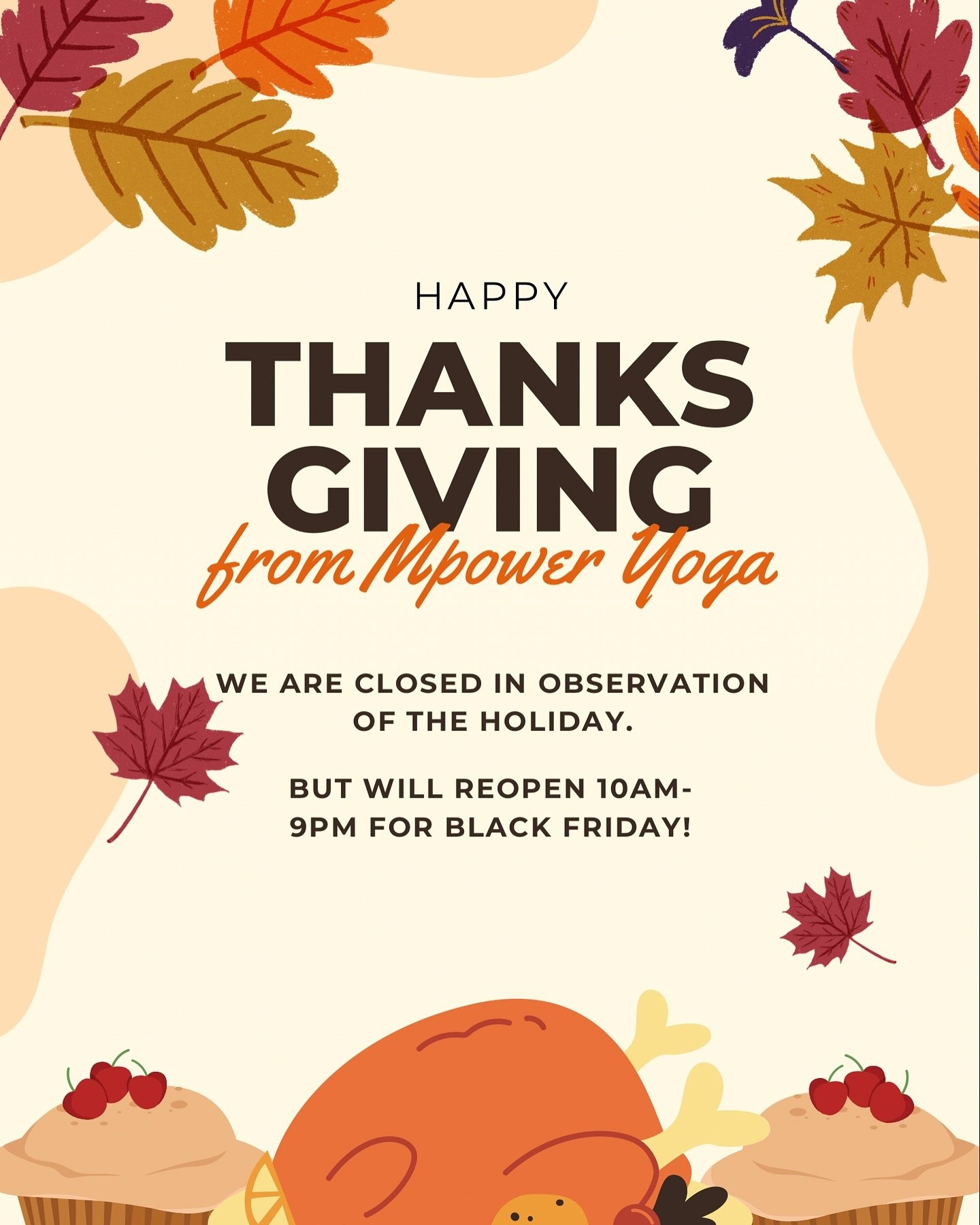 Happy Thanksgiving! We are so thankful for you! 🦃🤎🍂🥧