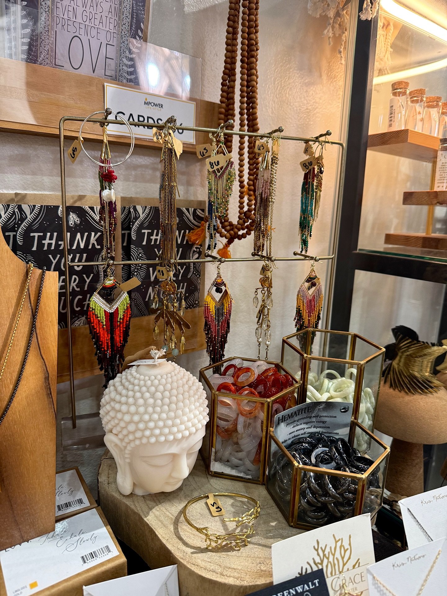 Ok but our jewelry section? Kind of iconic ✨ lots of new goodies arrived in store today! Stop by and see what&rsquo;s new 🫶 here til 7pm!
