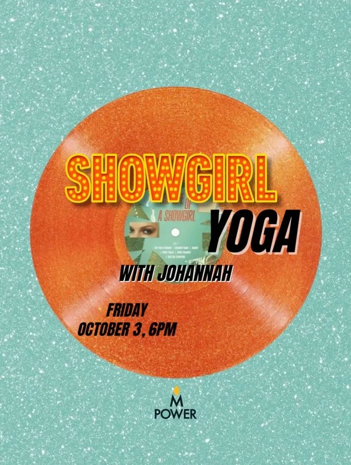 ✨ the life of a yoga girl ✨
this friday, join johannah for a one-hour flow inspired by the bold, radiant energy of taylor swift. wear orange, blue, black, or red activewear (not required) and step into the spotlight with us.

📍 claremont &middot; fr