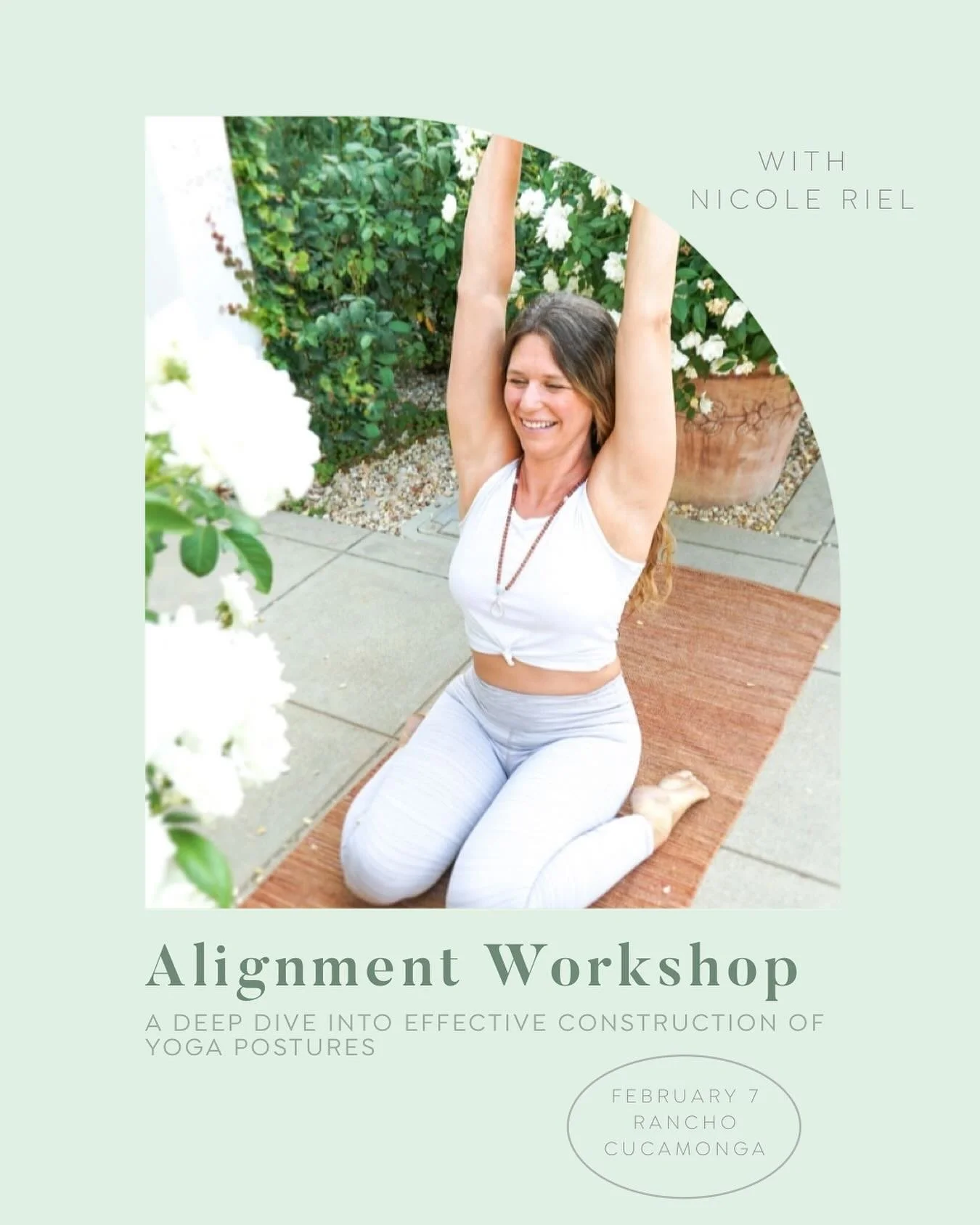 Alignment changes everything ✨
We&rsquo;re thrilled to welcome back our favorite visiting guest teacher, Nicole Riel, for a powerful 3-hour alignment workshop designed to elevate every practice.

If you&rsquo;ve never had the chance to truly dive int